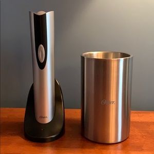 Electric Rechargeable Wine Opener with Chiller